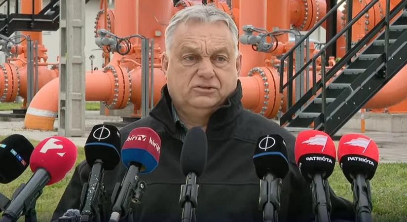 Orbán Viktor: Magyarország gázellátása egyelőre nincs veszélyben