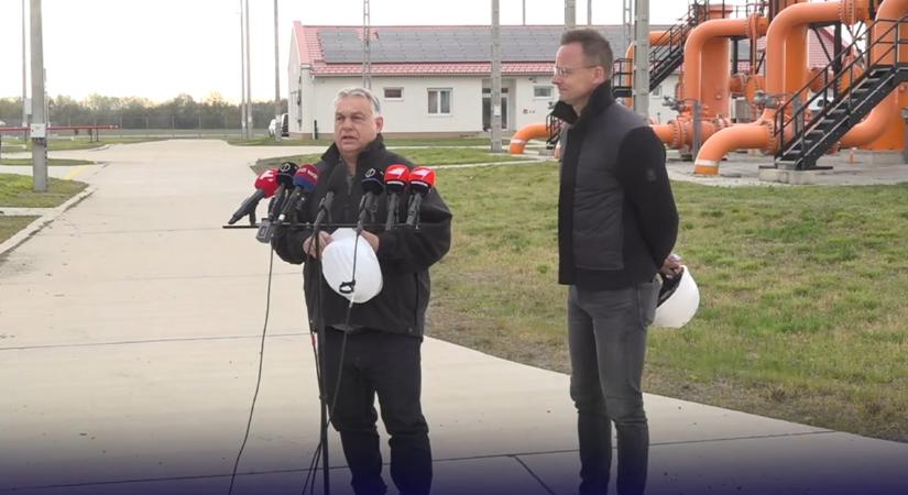 Orbán Viktor a határról: egyelőre nincs veszélyben Magyarország gázellátása, de észnél kell lenni!