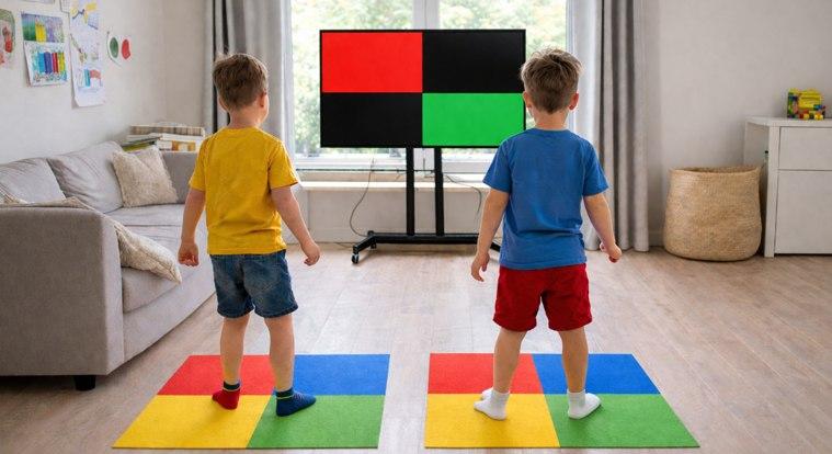 Ha a tévé előtt is szeretnéd megmozgatni a gyereked, néhány színes papír és egy YouTube-videó kell csak hozzá