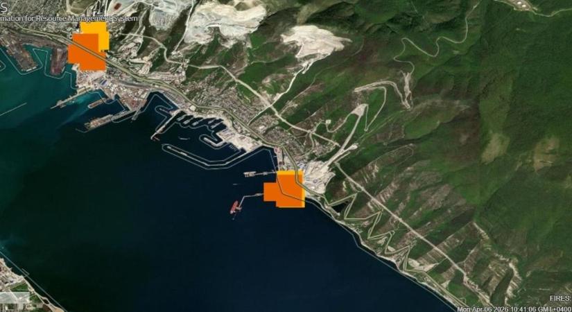 Lángokban a legfontosabb orosz fekete-tengeri olajterminál - a NASA szúrta ki