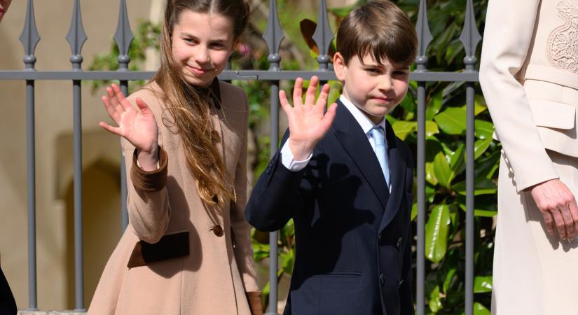 A húsvét fénypontja: Lajos herceg és nagypapája, Károly király cuki pillanata bejárta a világot