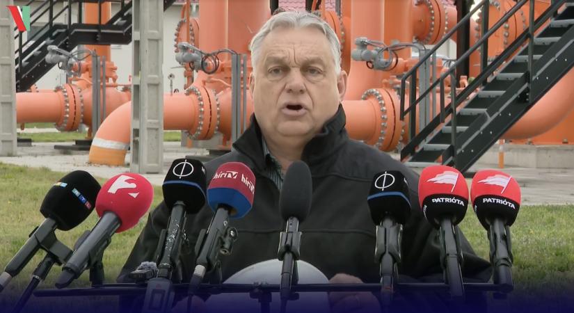 Orbán a gázvezeték megtekintése után: Nem a Fidesz csinált kampányt ebből az ügyből, hanem az ellenfelei