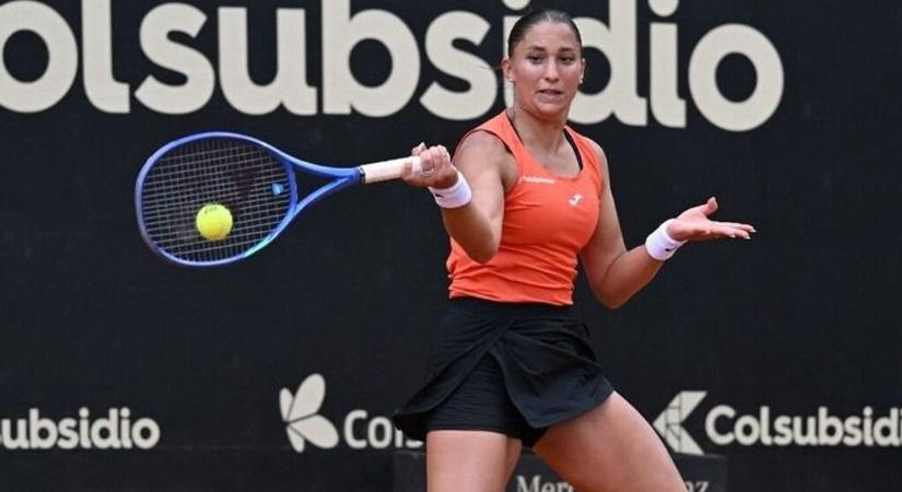 Tenisz: parádés játékkal nyerte az első szettet, de végül elveszítette első WTA-döntőjét Udvardy Panna