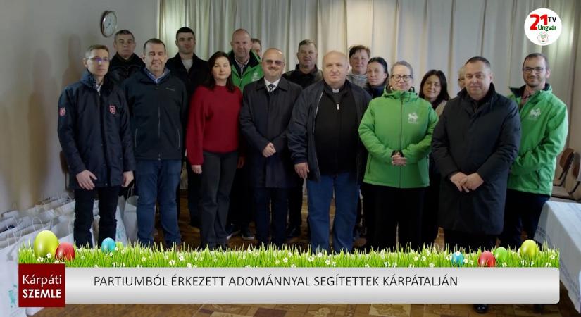 Húsvéti adomány körúton jártak kárpátalján az MRSZ és a Királyhágómelléki Református Egyházkerület képviselői (videó)