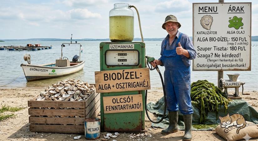 Olcsó biodízel algából és osztrigahéjból? Egy új módszer felboríthatja a képletet