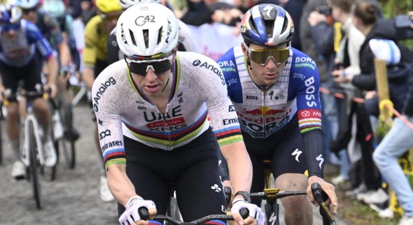 „Nyilvánvalóan nagyon rossz példa” – a győztes Pogacar a piros jelzés ellenére hajtott át a vasúti átjáron a kerékpárversenyen