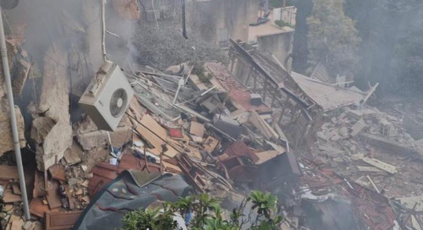 Iráni rakétatámadás: folytatódik a kutatás az összeomlott haifai épületnél – eddig két halott