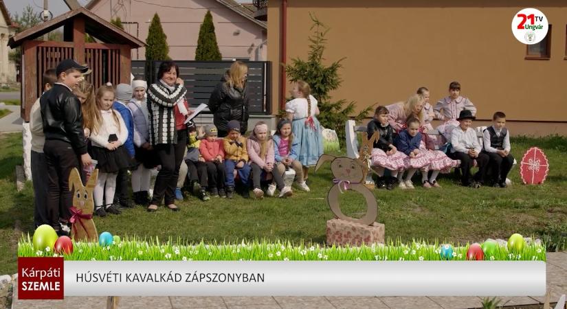 Tavaszi húsvéti kavalkád Zápszonyban (videó)
