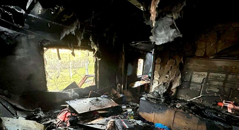 Gyermekek kerültek kórházba az oroszlányi háztűz következtében