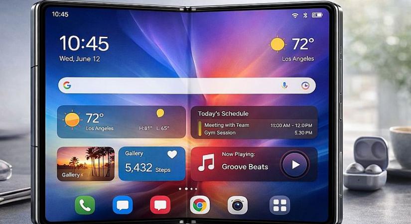 Kiszivárgott képeken, hogy hogyan fog kinézni a One UI 9 a Samsung "széles" telefonján
