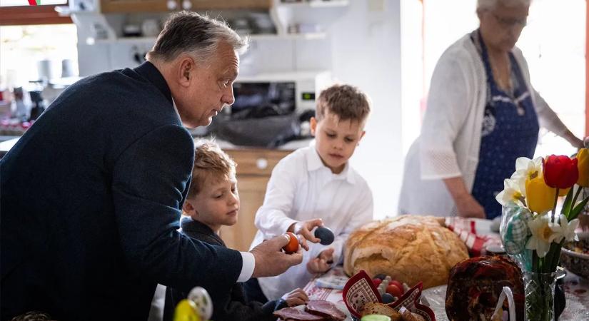 Összeállt Orbán Viktoréknál a locsolkodó csapat, így gyűjtik be a piros tojásokat