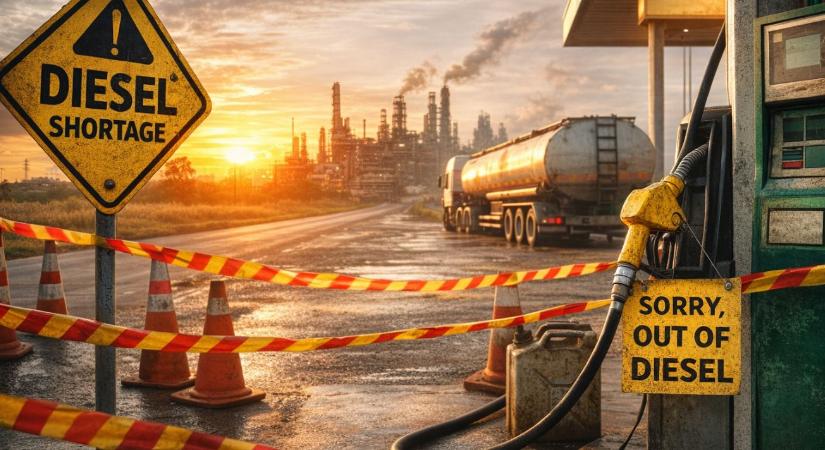Dízelhiány fenyegeti Európát – vesztébe rohan az energiapiac?