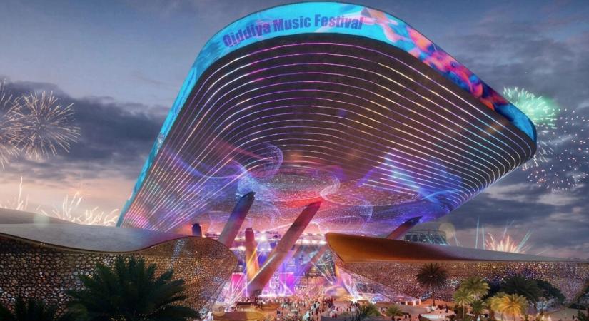 108 méteres szintkülönbséggel és sci-fi-látvánnyal épül az új szaúdi pálya, amin majd 20 emelet magasan száguldanak az F1-autók