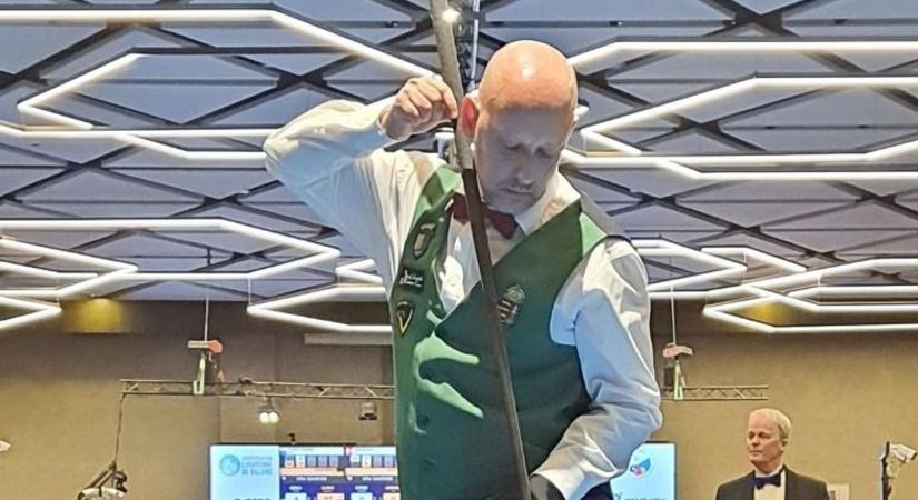 Ötcsillagos luxus és a világ legjobbjai: egy tiszaföldvári férfi küzdött meg a biliárd elitjével