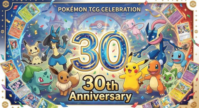 A 30. születésnapra készülő Pokémon TCG csomagokra mindenkinek érdemes odafigyelnie