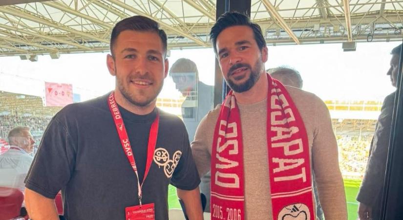 Először mutatkozott nyilvánosan a sérülése óta a magyar válogatott újonca - fotó