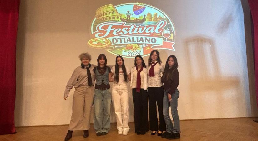 Bolyai iskola: Országos első helyezés, sok dicséret az Olasz Fesztiválon