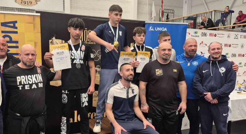 Három bajnoki címmel távozott a MÁV Előre a Diákolimpiáról