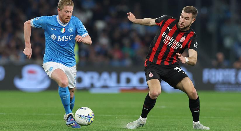 Serie A: a Napoli legyőzte az AC Milant, így a két csapat helyet cserélt a tabellán – videóval