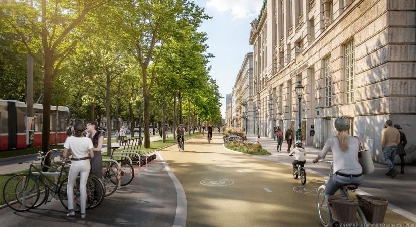 Ahol rengeteg magyar jár nap mint nap - Megújul a bécsi Ring első szakasza - látványterv