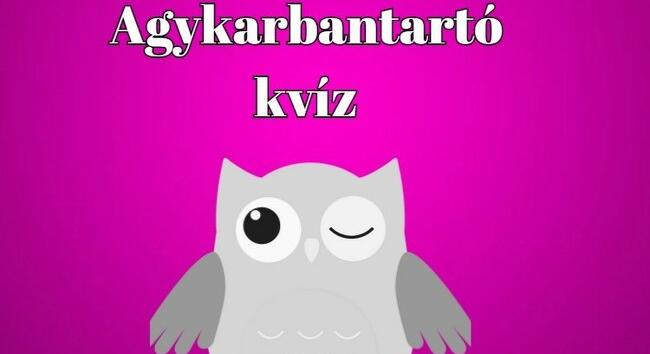 Napi zsenimérő - Ebben az agykarbantartó kvízben nem csalódhatsz