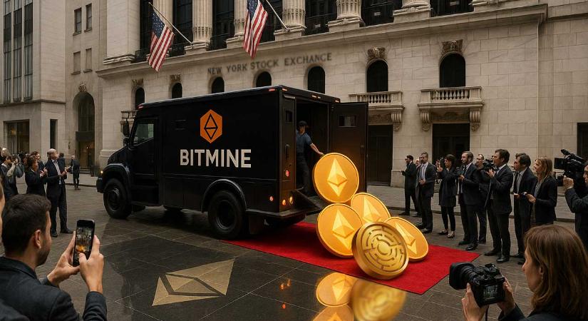 Bitmine: tőzsdei elitbe kerül az ethereum készlet 4 százalékát birtokló cég