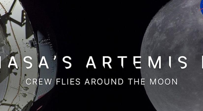 Videót posztolt a NASA arról, hogy mit láttak az űrhajósok a Hold sötét oldalán