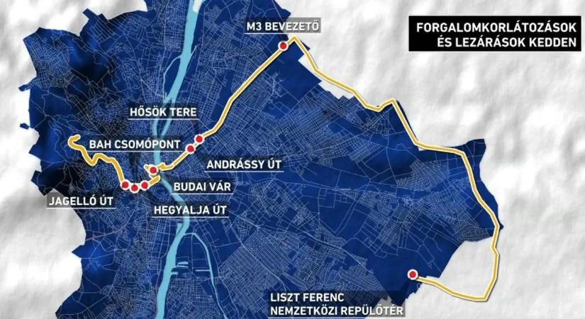 Erre készüljön Budapesten – lezárások béníthatják meg a főváros több pontját
