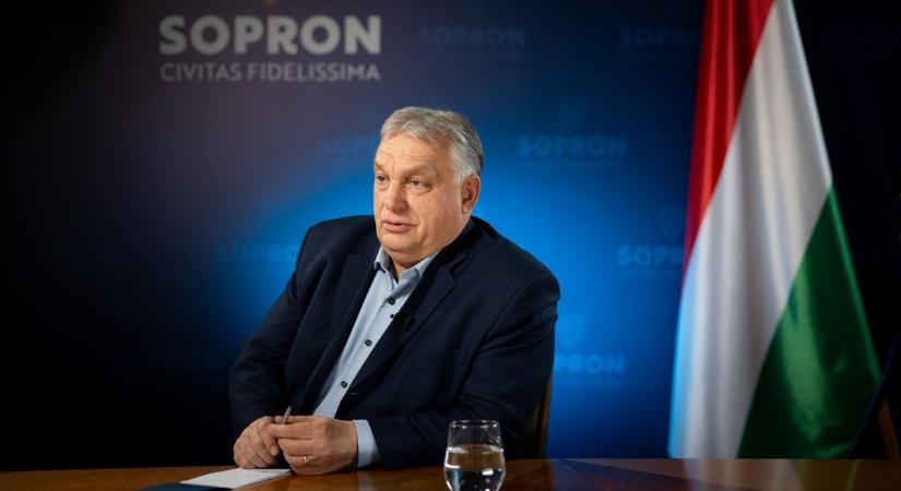 Orbán Viktor Sopronban tart nagygyűlést