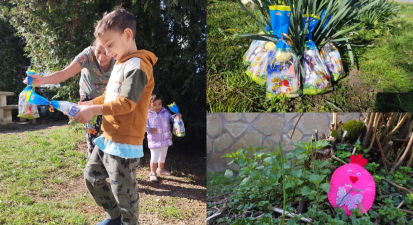 A Családok Átmeneti Otthonában is járt a nyuszi