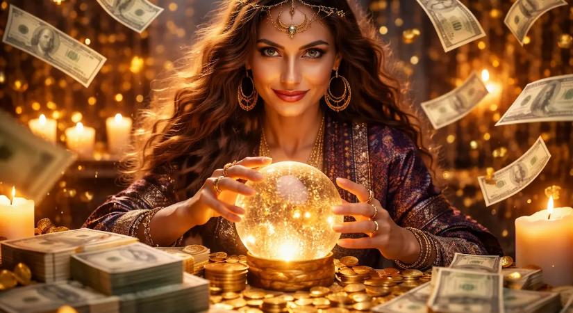 Pénzcunami! Tengernyi pénzt jósól a jósnő ennek az 5 csillagjegynek