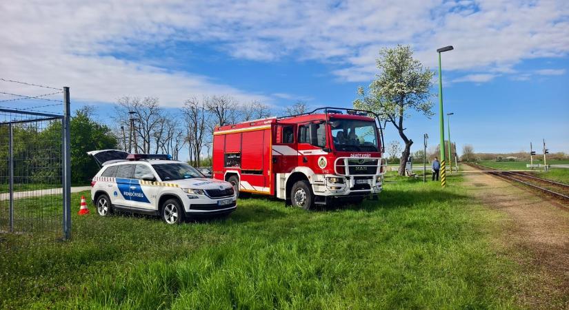 Helyszíni fotókon a reggeli vonatgázolás