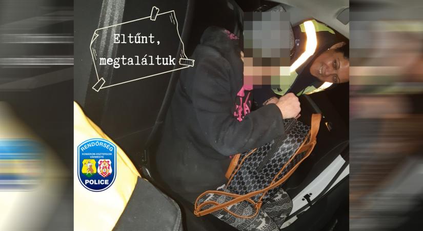 Lábatlanon találták meg az eltűnt idős asszonyt