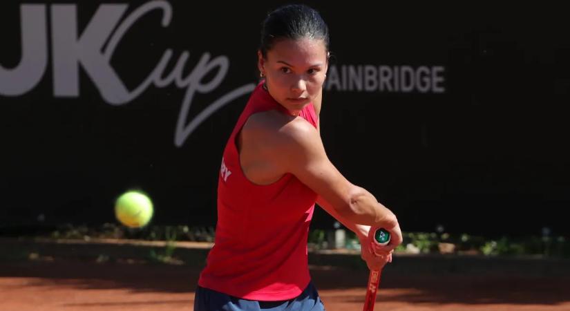 BJK-kupa: eső miatt félbeszakadt Tóth Amarissa meccse