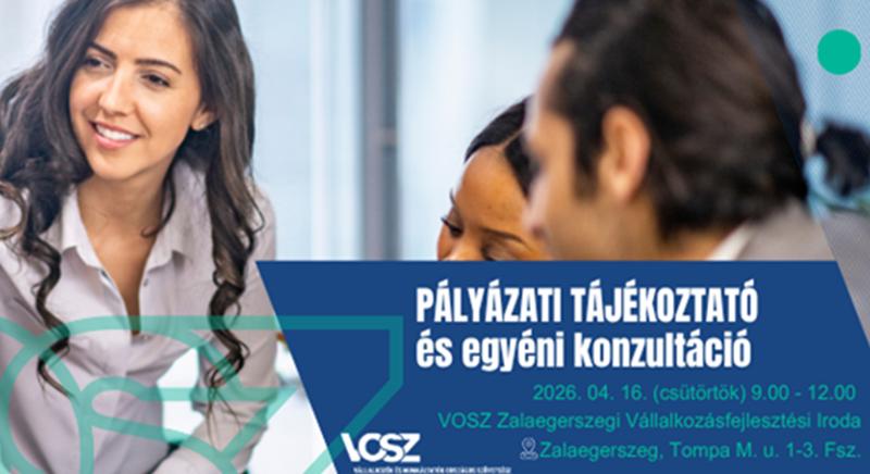 Pályázati tájékoztató és egyéni konzultáció Zalaegerszegen