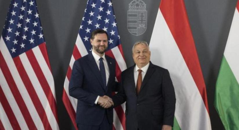 Magyarországra érkezett az Amerikai Egyesült Államok alelnöke, aki az energiaellátásról is nyilatkozott