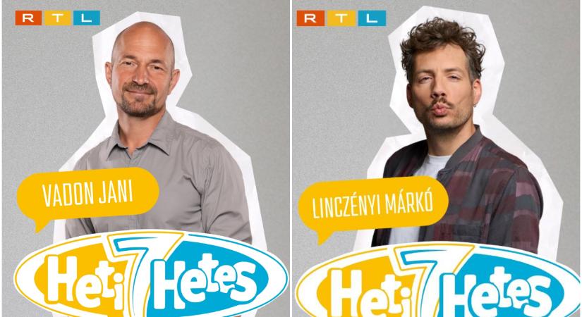 Vadon Jani és Linczényi Márkó is csatlakozik a megújult Heti Hetes csapatához