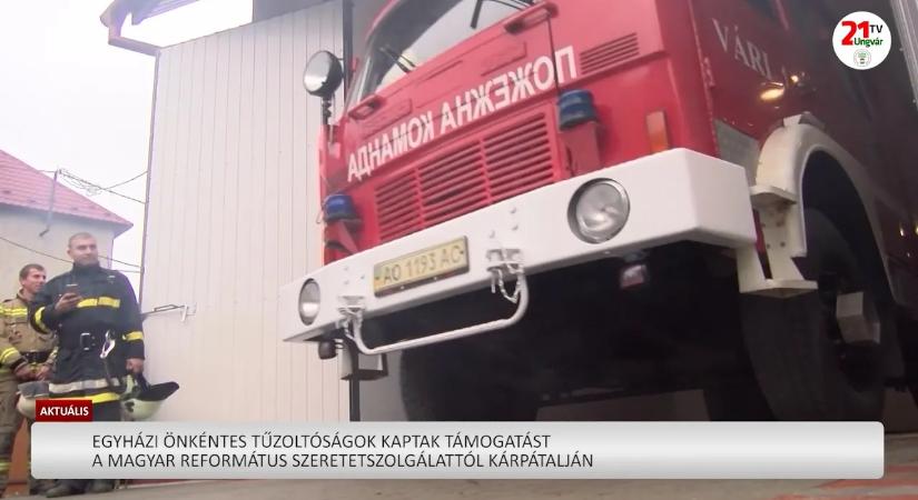 Aktuális (2026.04.07) - Egyházi önkéntes tűzoltóságok kaptak támogatást a MRSZ Kárpátalján (videó)