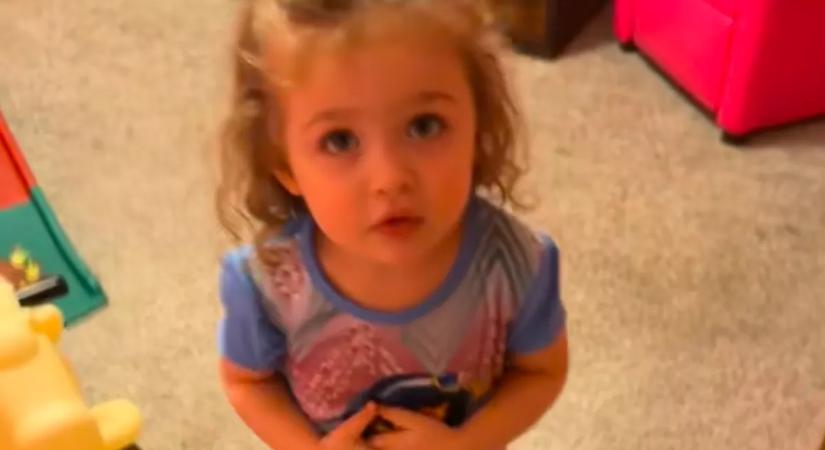 Gyanúsan csendes a 2 éves kislány: amikor az anya benyit hozzá, szó bennakad, lehelet megszegik