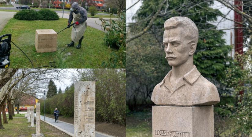 Összefogással szépült meg a József Attila sétány