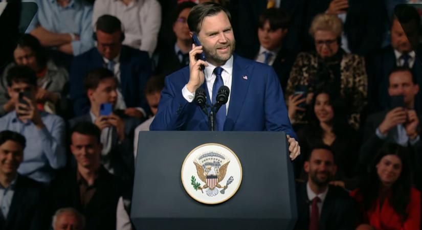 J. D. Vance élőben kapcsolta Donald Trumpot az Orbán Viktorral tartott nagygyűlésen