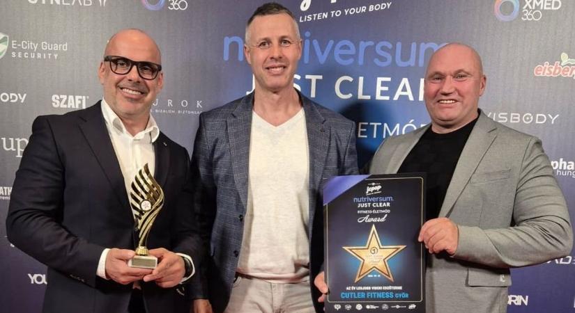 Az Év Legjobb Vidéki Edzőterme a Cutler Fitness Győr