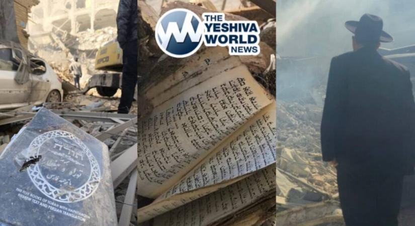 Az iráni állami média szerint egy izraeli légicsapásban megsemmisült egy teheráni zsinagóga