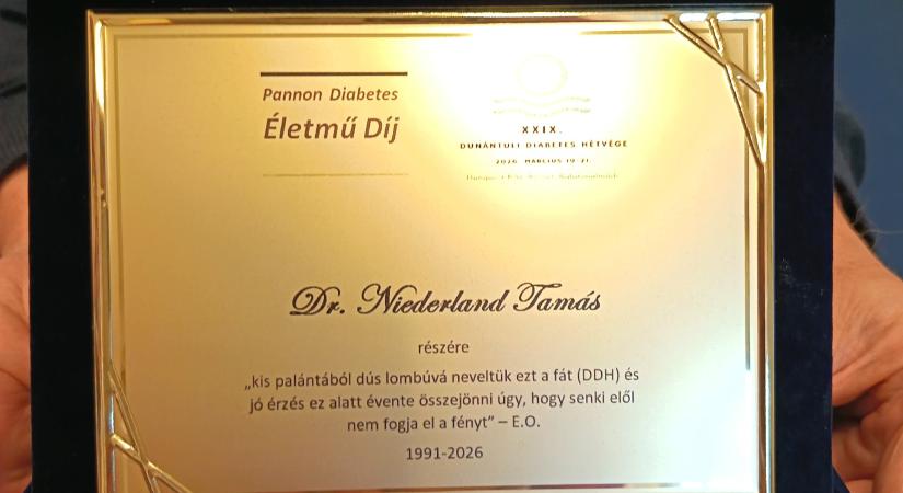 „Ez egy hivatás és egy szerelem” – életműdíjjal ismerték el dr. Niederland Tamást