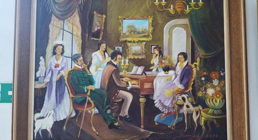 Kanyuk József tárlata a lévai Nécsey Galériában