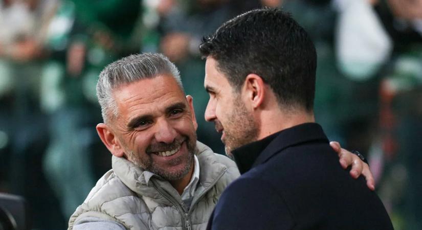 A Sporting edzője az Arsenalról: Három-négy hatalmas lehetőségünk volt, nekik egy sem