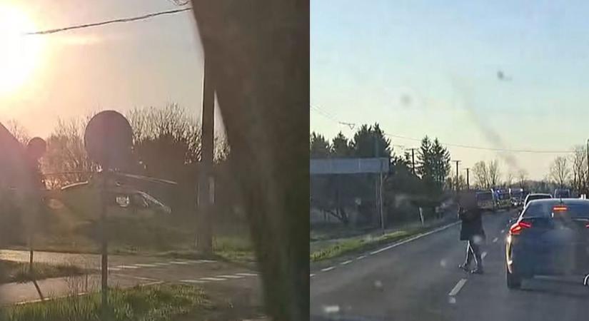 Mentőhelikopter szállt le Nyírtelek előtt, mentők a helyszínen – mi történhetett?