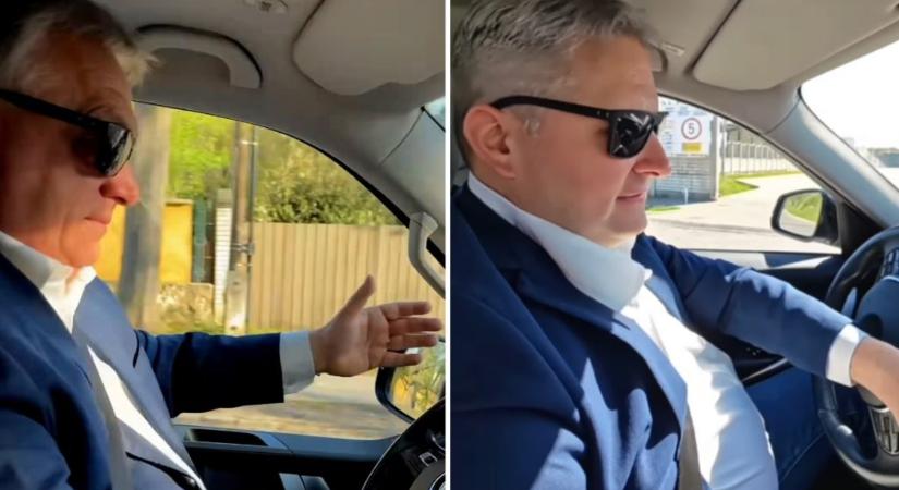 „Menekítjük a vagyont Dubajba” – Somogyi András kiparodizálta Orbán Viktor vezetős-éneklős videóját