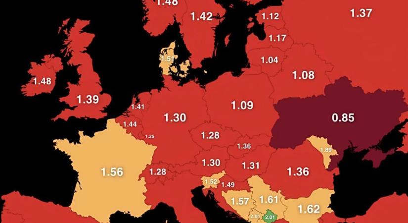 Európa lakossága vészesen fogy