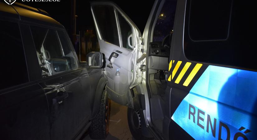 Autóval támadt a rendőrökre a megvadult nyírségi sofőr